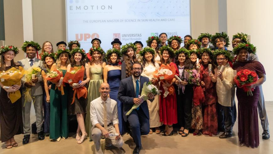 La cerimonia di laurea della prima coorte di EMOTION 2.0